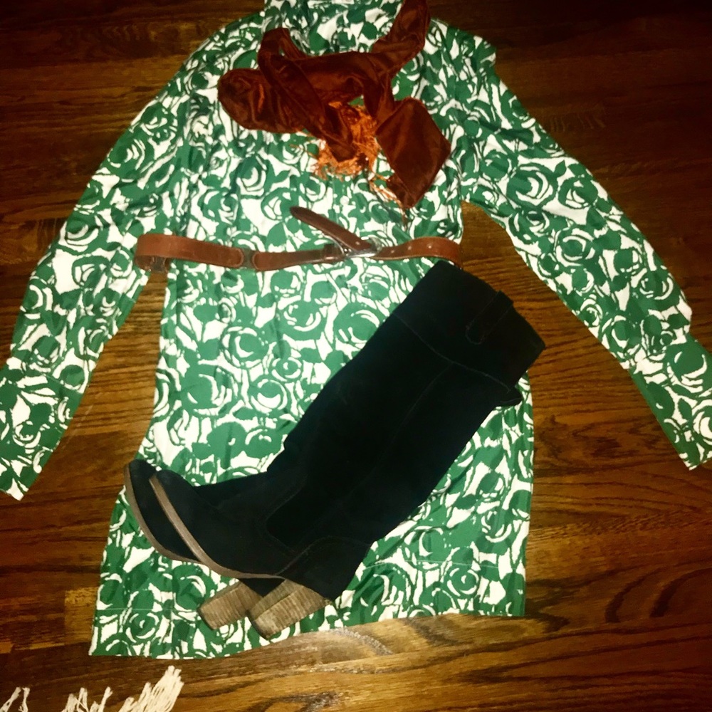 Banana Republic green dress